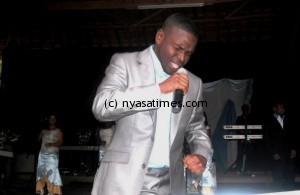 Allan Chirwa in performance