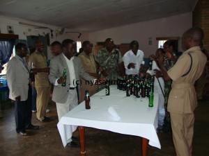 police beer party