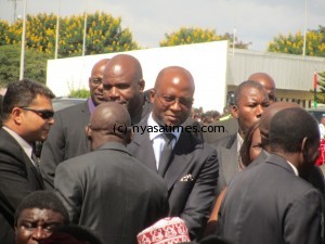 UDF 2014 presidential aspirant Atupele Muluzi was also present