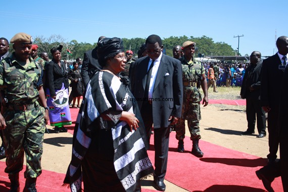 joyce BANDA AT BINGU X