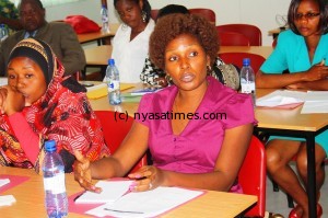 The Nation Newspaper journalists contributing during the workshop