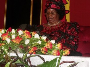 joyce banda spekaing