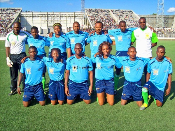 Jaguar which was coached by Patrick Mboma posing for Nyasa Times