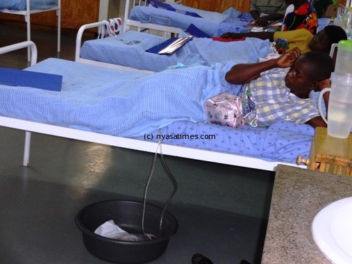 Patients in the new ward