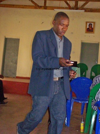 Director of Planning and Development Kelvin Harawa stormed out of the meeting to consult the District commissioner on some of the questions