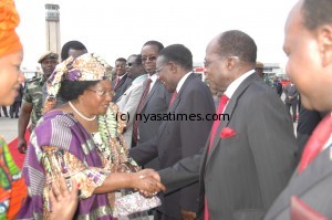 MCP John tembo was not left out to see off the head of state