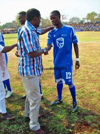 Flames coach Kinnah Phiri was also present