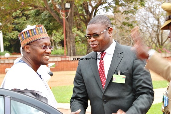 Nigerian ambassador meeting Deputy chief-Thupi