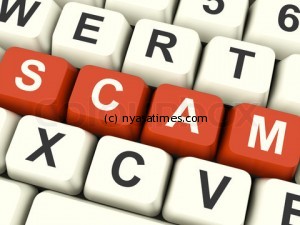 Scam Computer Keys Showing Swindles And Fraud