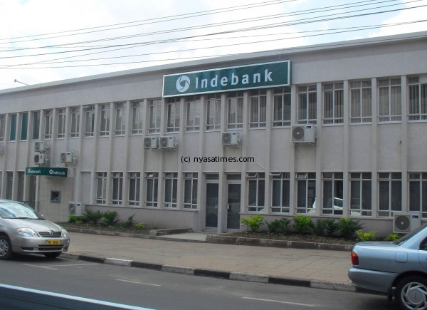 New Indebank offices between Chayamba building and Malswitch centre in Blantyre.-Photo by Blazio Banda/Nyasa Times