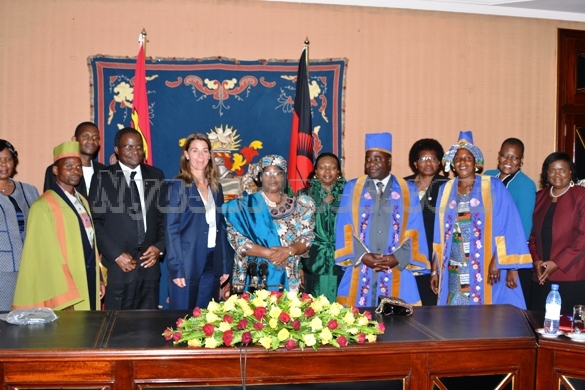 President Banda, Mrs Gates and Maternal Health delegation