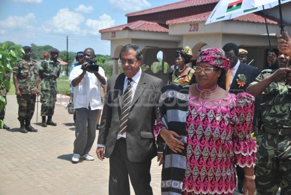 President Joyce Banda @ Shire lodge@ the official opening of the lodge
