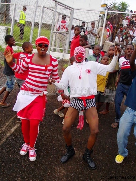 Bullets supporters celebrating after the win