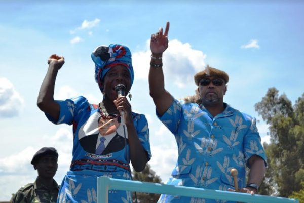 Chilima with DPP candidate Betty Cham'boti