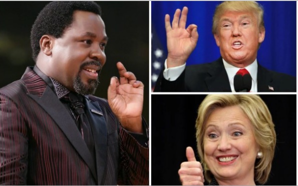 TB joshua trends on Twitter over failed Hillary Clinton prophecy