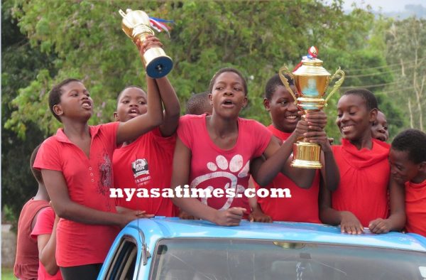 Netball winners in Nakhumwa trophy..- Photo by Jeromy Kadewere, Nyasa Times