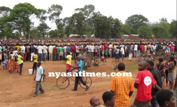 Crowds at Chisitu who came to watch the finals..- Photo by Jeromy Kadewere, Nyasa Times