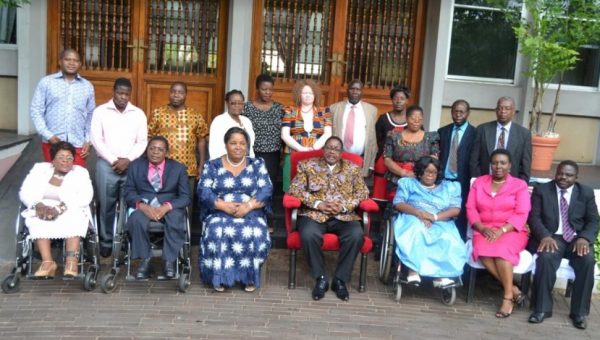 EDOMA Representatives in a group photi with President Mutharika at  Sanjika Palace-Pic-Francis Mphweya-MANA
