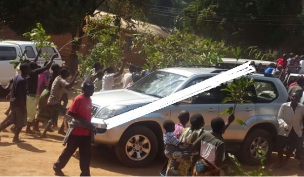 Villagers chase Chaponda