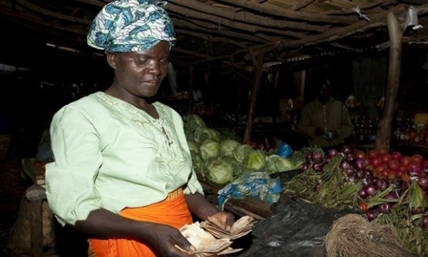 A beneficiary of the Social Cash Transfer Programme