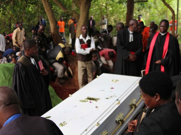 A funeral in Malawi
