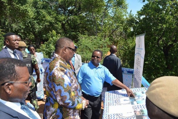 President Mutharika commissioned the Salima Lake Shore Water Supply project 