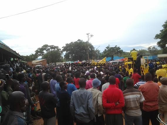 Agenda for change is for economic change, Atupele tells people of Chitipa