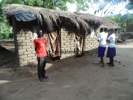 After classes Malawi  girls arrivig at their self-boarding house.