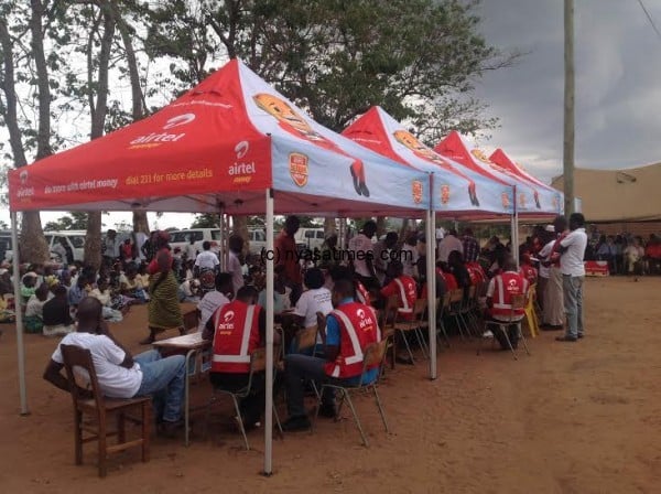 Airtel Money takes aid to the hungry villagers