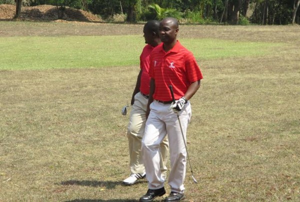 Airtel's Charles Kamoto on the golf course