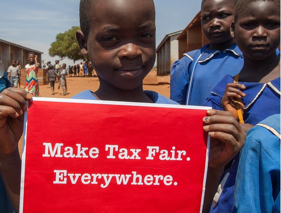 Children campaign for tax justice in Malawi