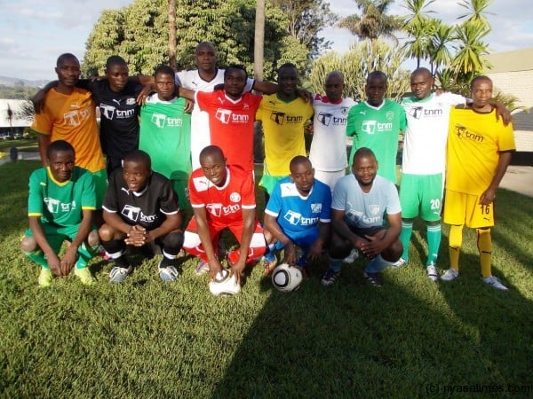 All the fifteen Super League teams dressed by TNM.....Photo Jeromy Kadewere/Nyasa Times