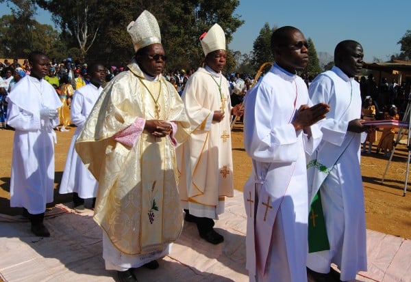 Archbishop Ziyaye also attended the mass....Photo Jeromy Kadewere (1)
