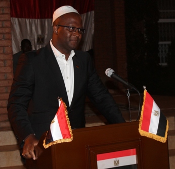 Atupele Muluzi speaks during the Annual Ramadan Iftar - Pic by Stanley Makuti
