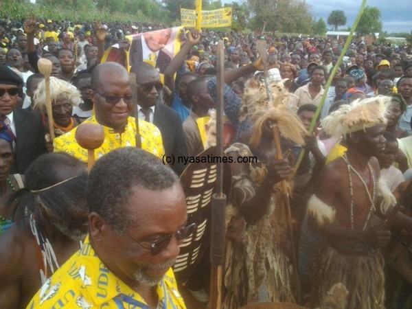 Atupele in Mzimba Mpherembe and was welcomed by Ingoma dancers