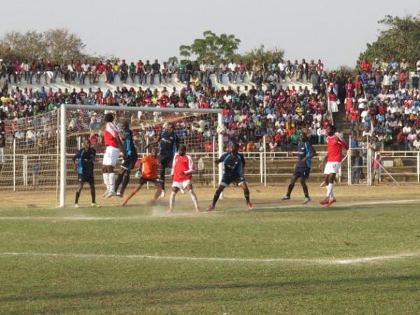 BB launches an attack on Eagles goal, Pic Alex Mwazalumo