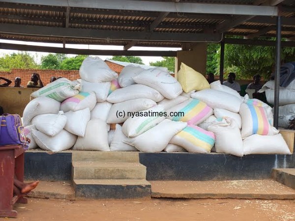 Bags of maize donated