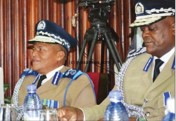 New police chief Kanyama (left) to be deputised by Jose