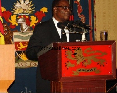Mutharika: Released more than what was given