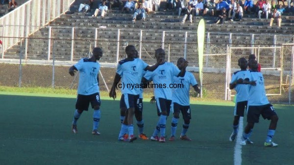 Bankers celebrating their goal....Photo Jeromy Kadewere