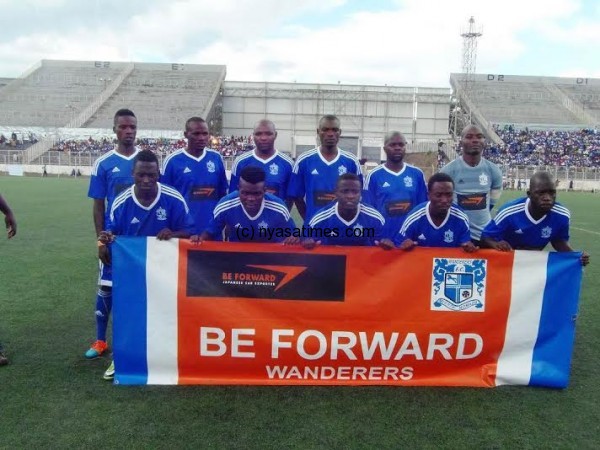Be Forward Wanderers pose for Nyasa Times.-Photo by Jeromy Kadewere