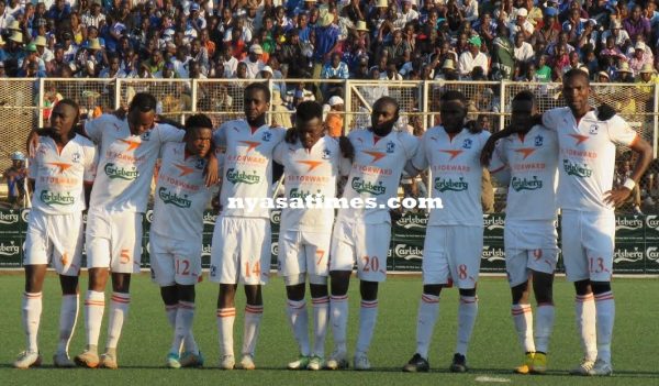 Be Forward Wanderers players ready for penalties...Photo Jeromy Kadewere