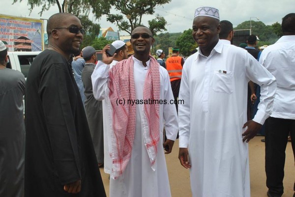Presidential special aide Ben Phiri, a Christian in Islmic regalia during the Ziyala parade