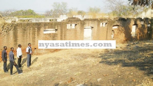 Part of the dilapidated Bilila CDSS