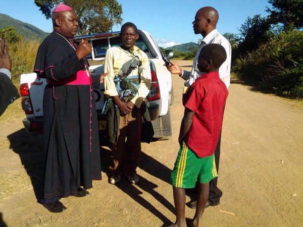 Bishop Mtumbuka meets the suffering in Malawi