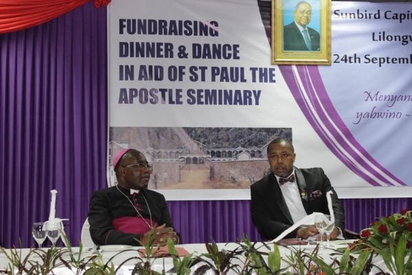 bishop-stima-of-the-mangochi-with-vice-president-chilima-during-the-fundraising-dinner