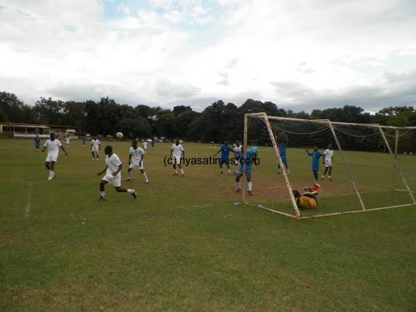 Bonkiri goal under siege.