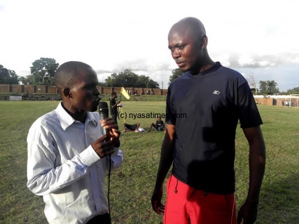 Bullets General Secretary Howard Fote at Balaka Stadium