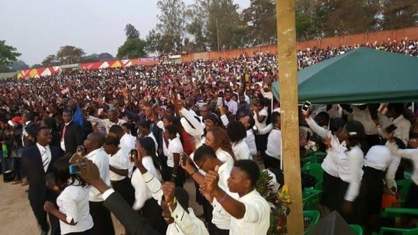 Bushiri crowds mzuzu