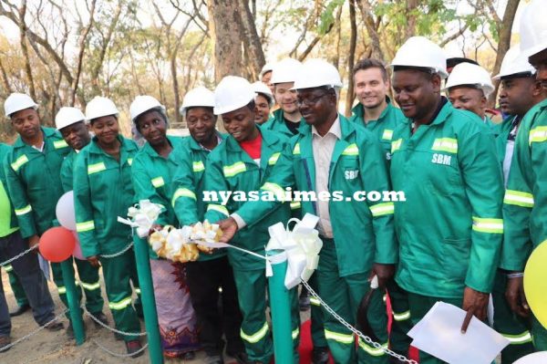 Bushiri officially launching Shephered Mining in Zambia - Photo by Kelvin Sulungwe